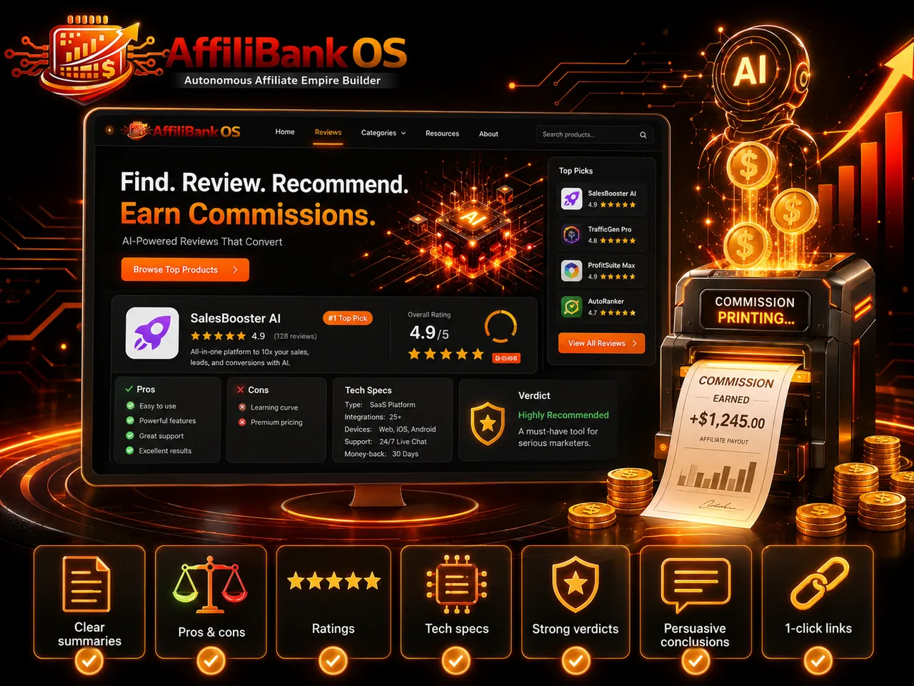Buyer-intent traffic lands on your review page