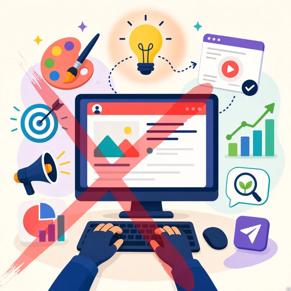 Writing content from scratch