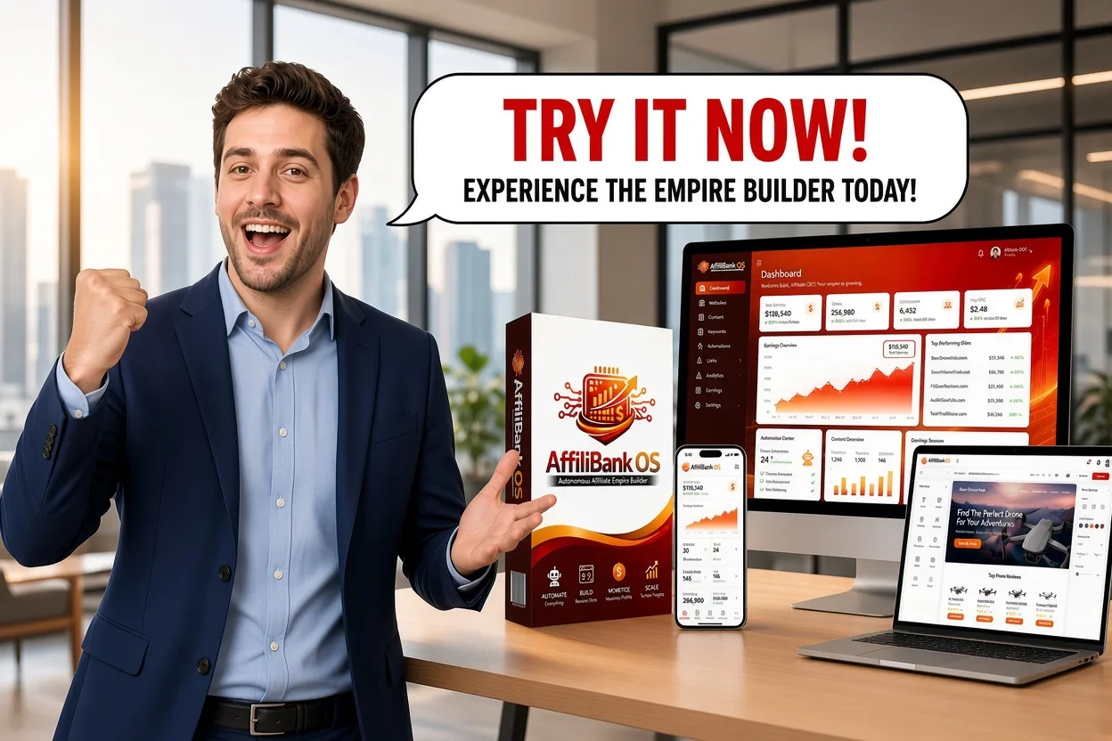 Take the full 30 days to experience AffiliBank OS